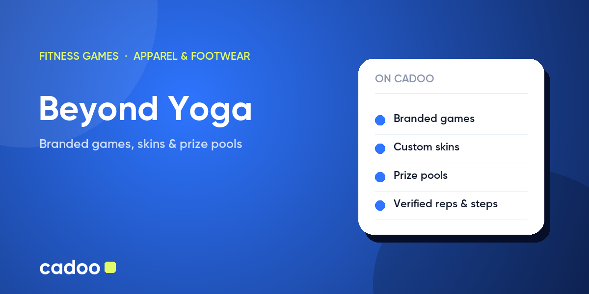 Beyond Yoga fitness games on Cadoo