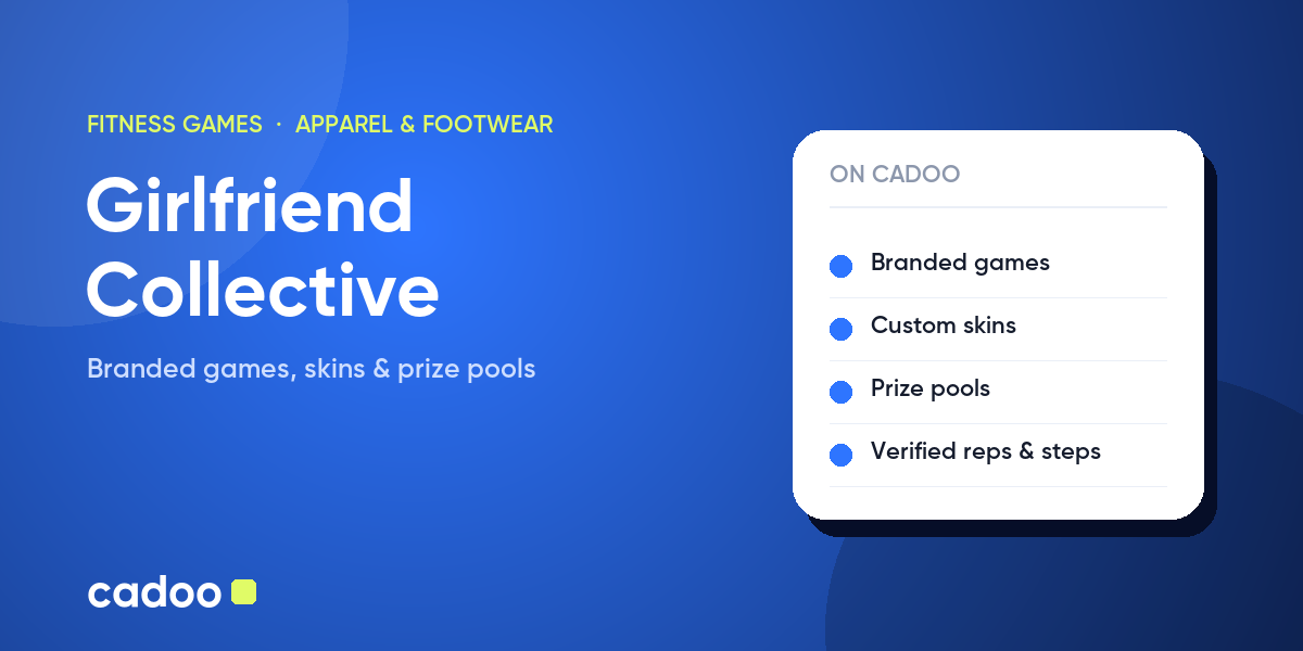 Girlfriend Collective fitness games on Cadoo