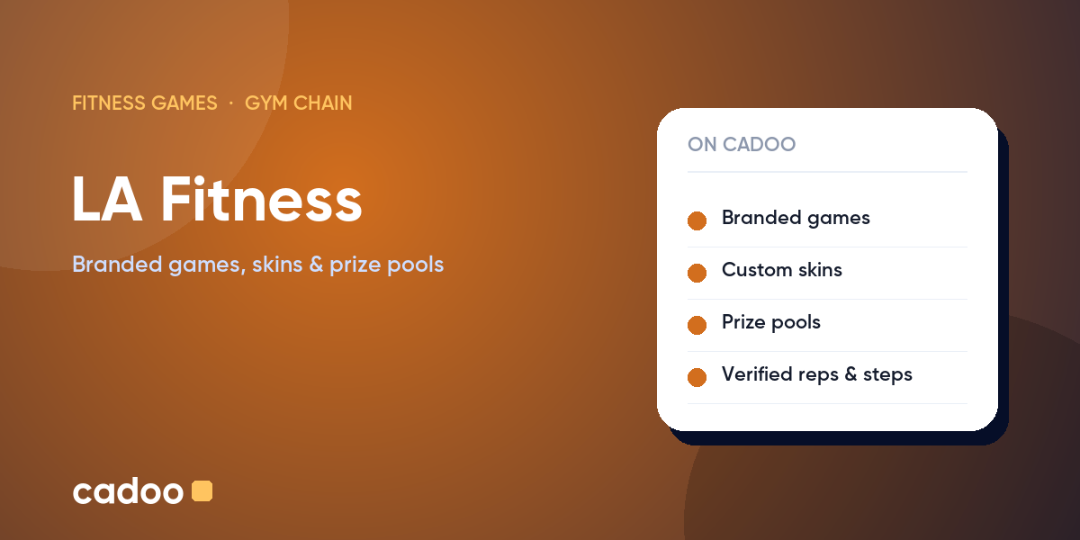 LA Fitness fitness games on Cadoo