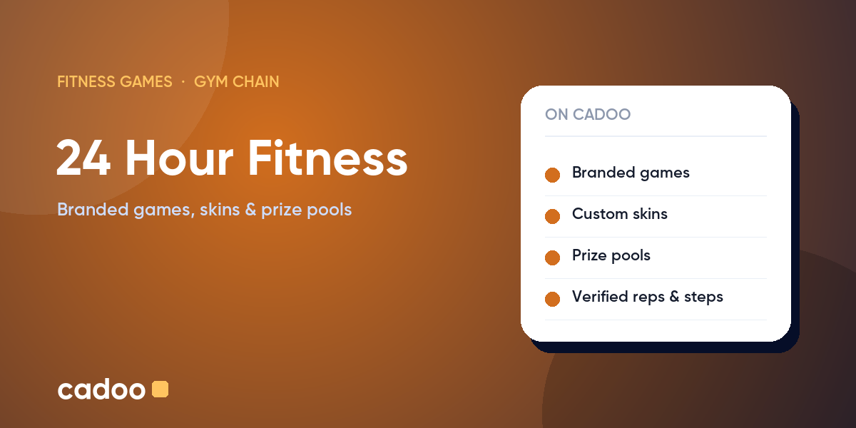 24 Hour Fitness fitness games on Cadoo