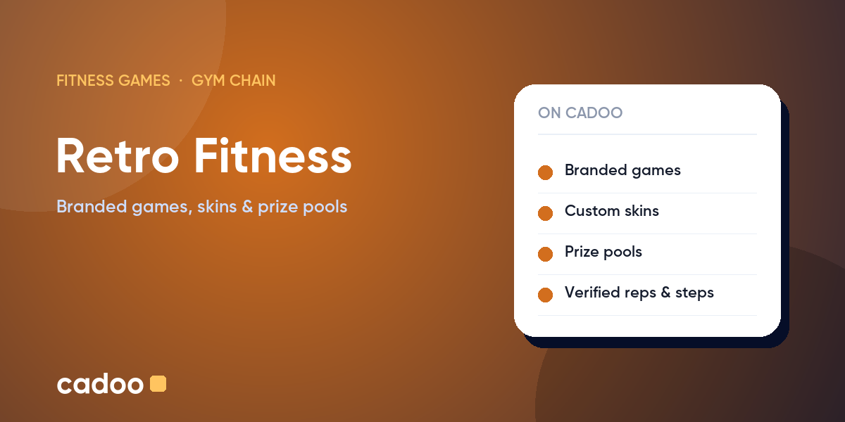 Retro Fitness fitness games on Cadoo