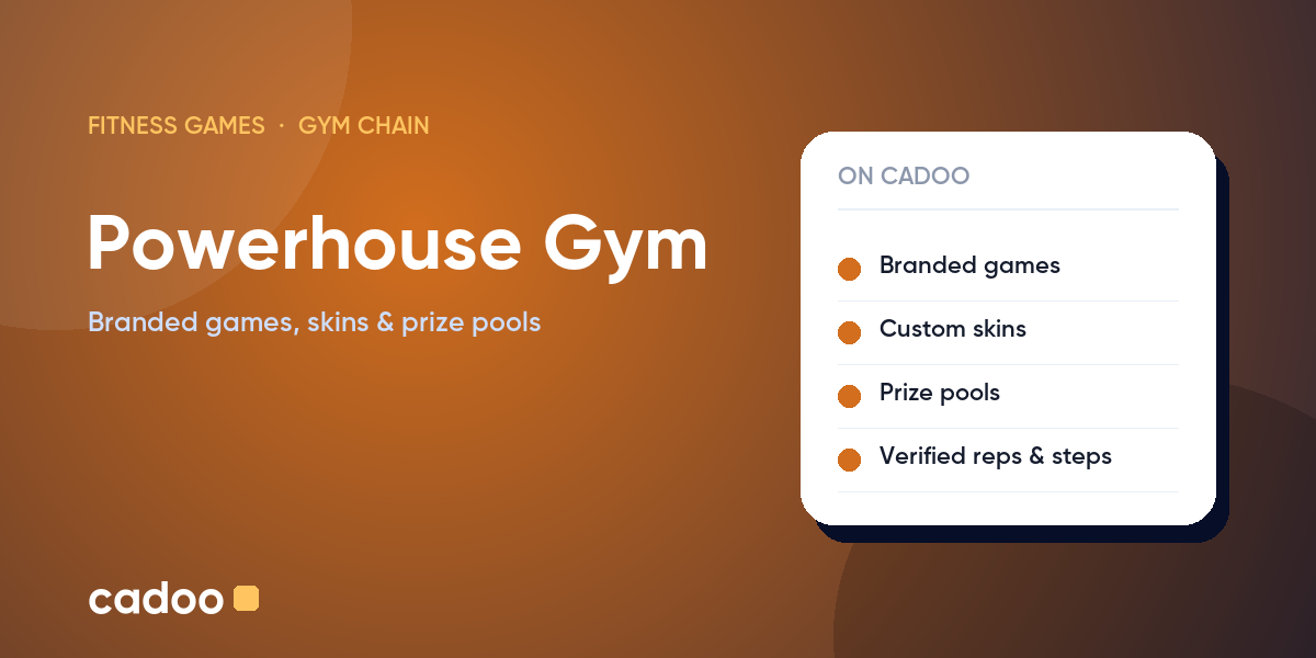 Powerhouse Gym fitness games on Cadoo