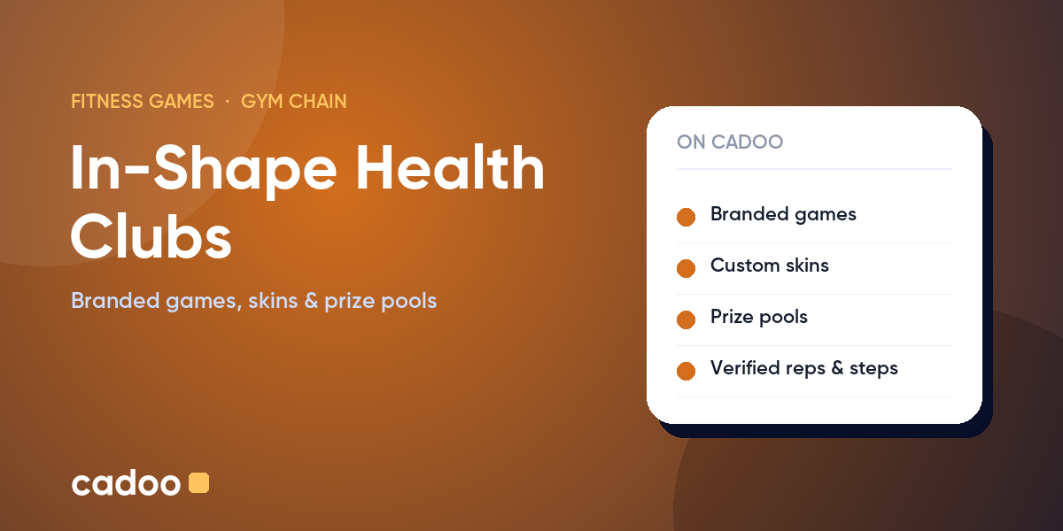 In-Shape Health Clubs fitness games on Cadoo