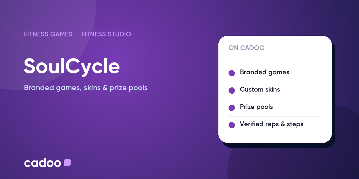 SoulCycle fitness games on Cadoo