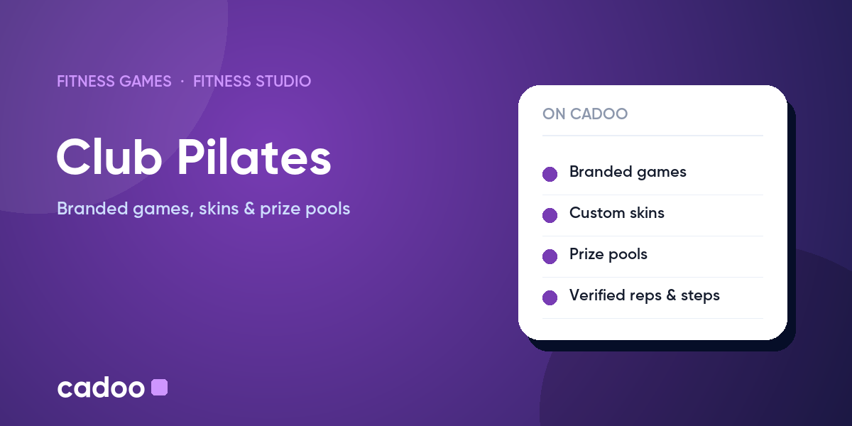 Club Pilates fitness games on Cadoo