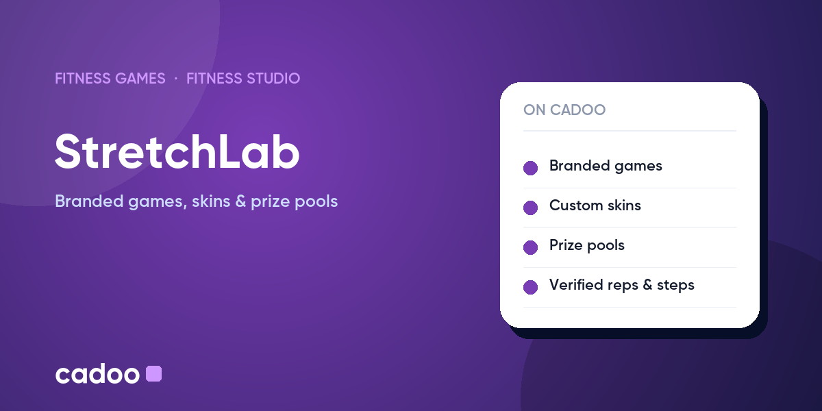 StretchLab fitness games on Cadoo