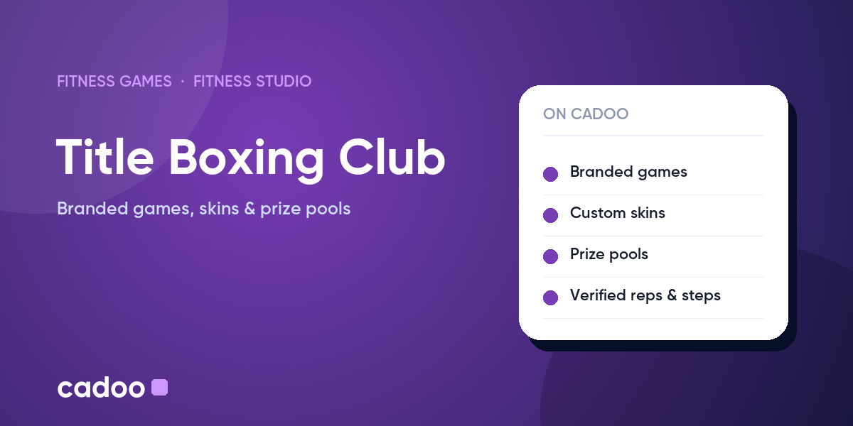 Title Boxing Club fitness games on Cadoo