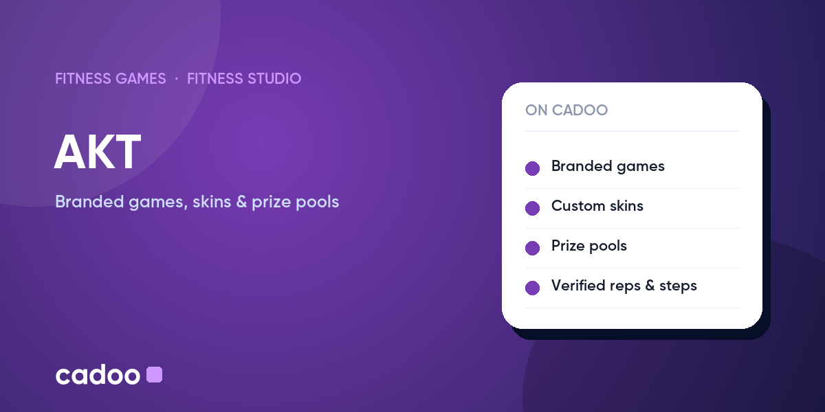 AKT fitness games on Cadoo