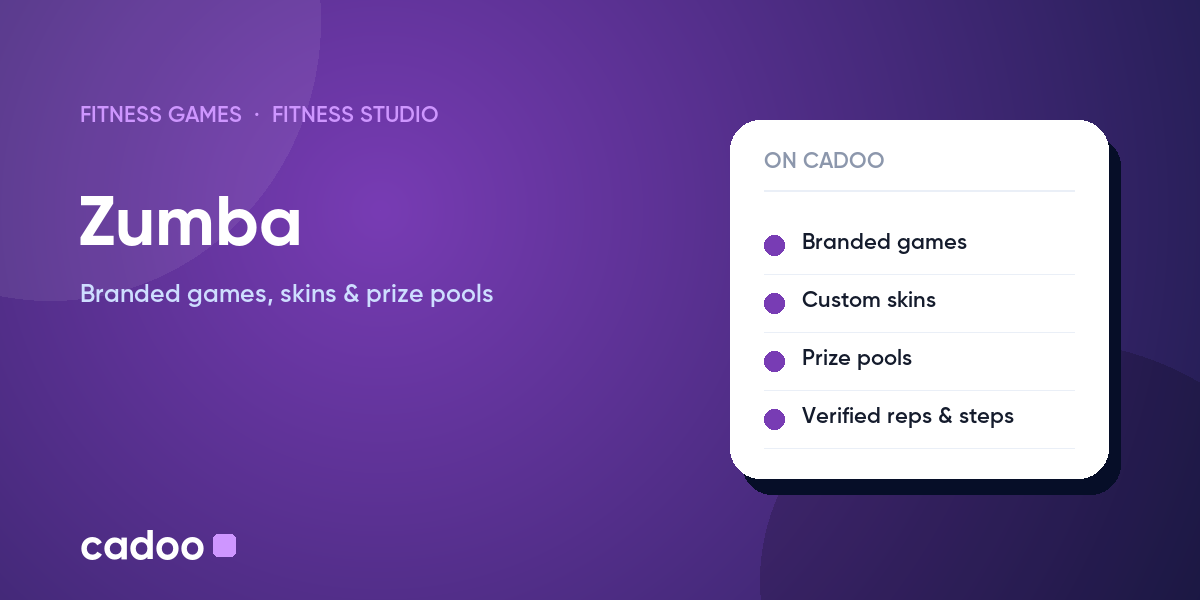 Zumba fitness games on Cadoo