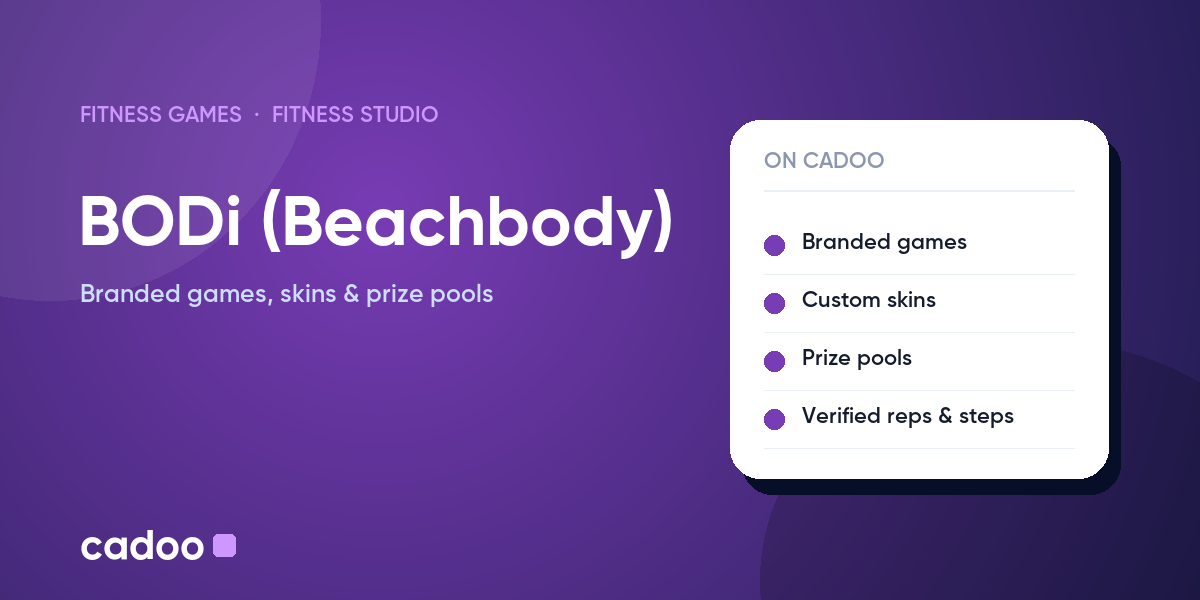 BODi (Beachbody) fitness games on Cadoo