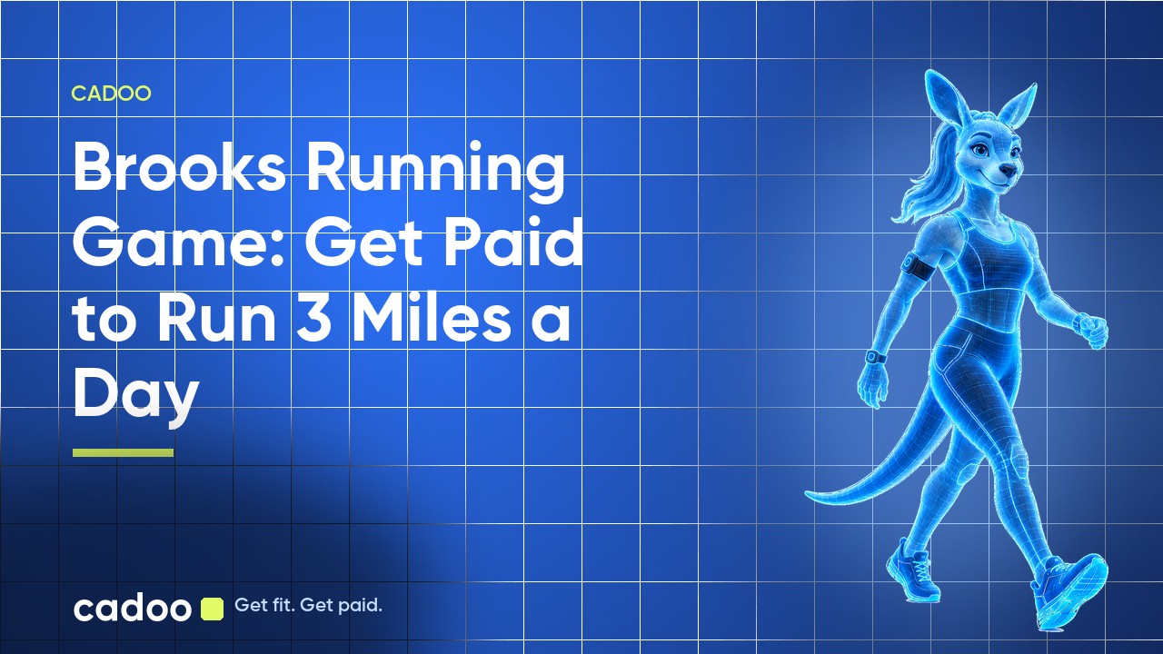 Cadoo — Brooks Running Game: Get Paid to Run 3 Miles a Day