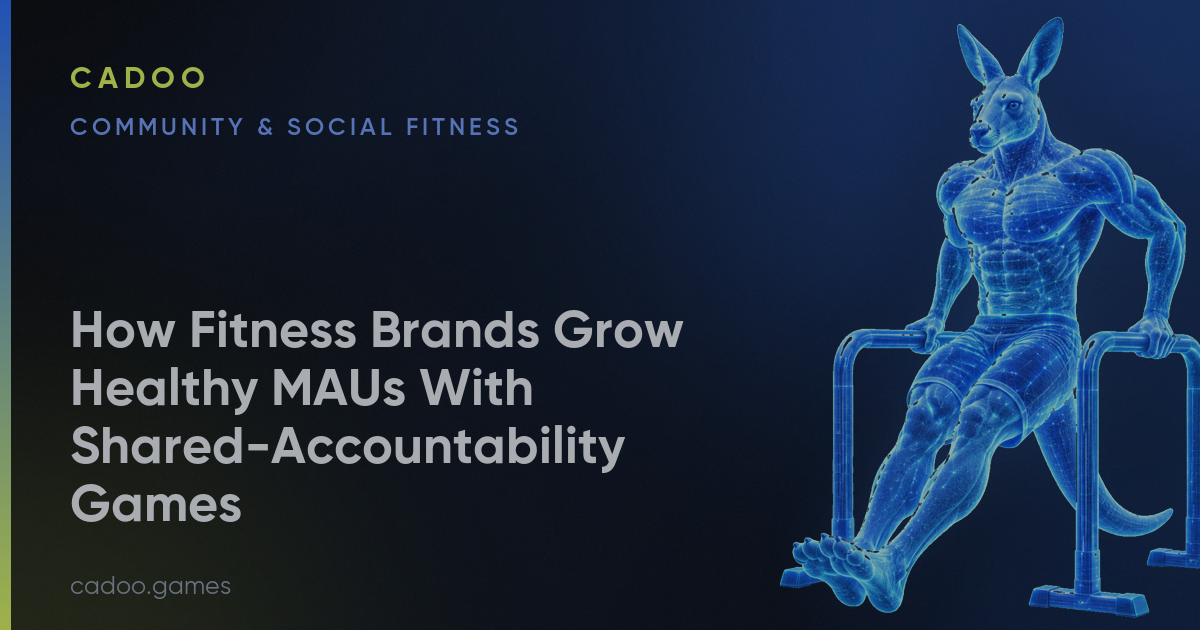 Cadoo for fitness brands — community and social fitness games — Cadoo