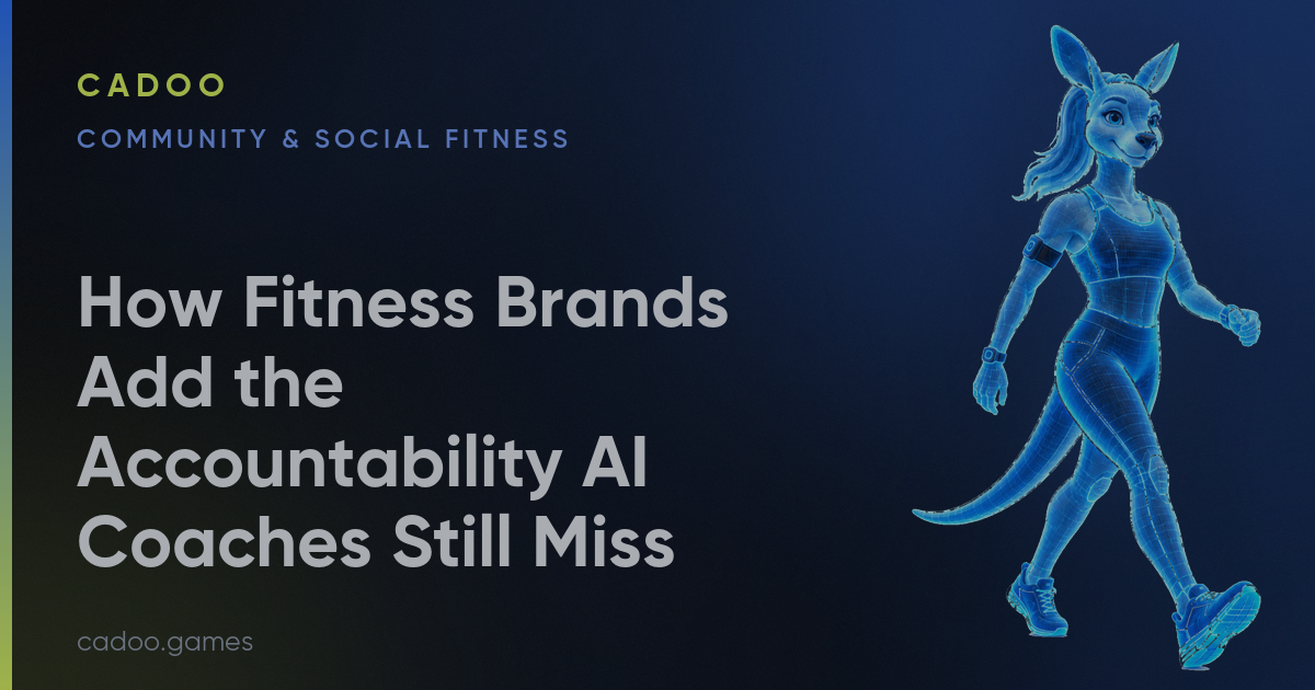 Cadoo for fitness brands — community and social fitness games — Cadoo