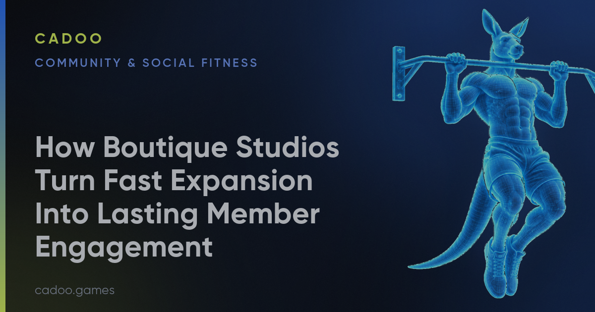 Cadoo for fitness brands — community and social fitness games — Cadoo