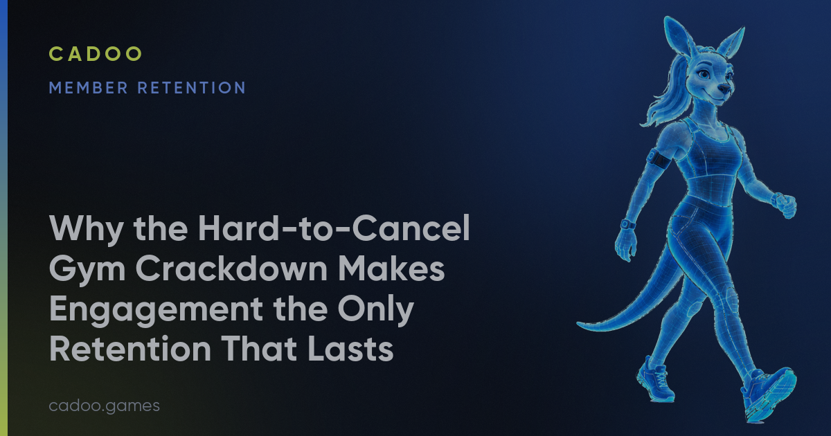 Cadoo for fitness brands — member retention games — Cadoo