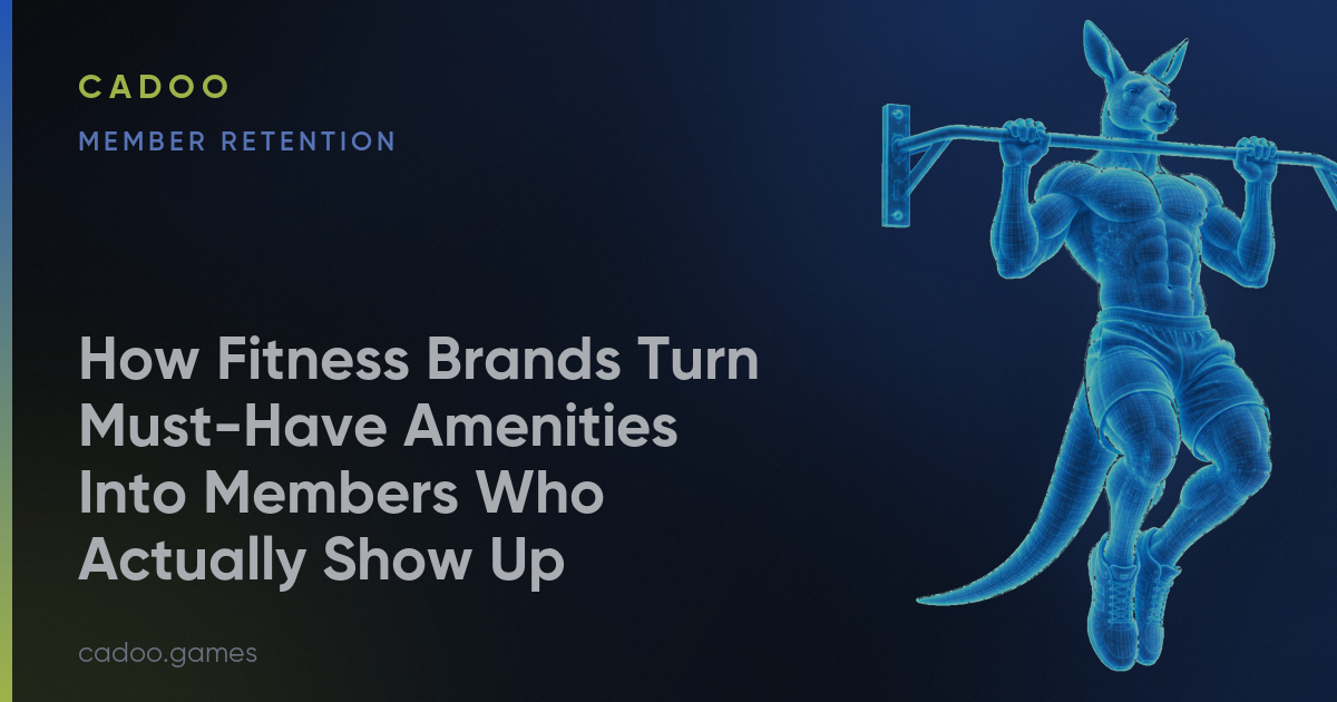 Cadoo for fitness brands — member retention games — Cadoo