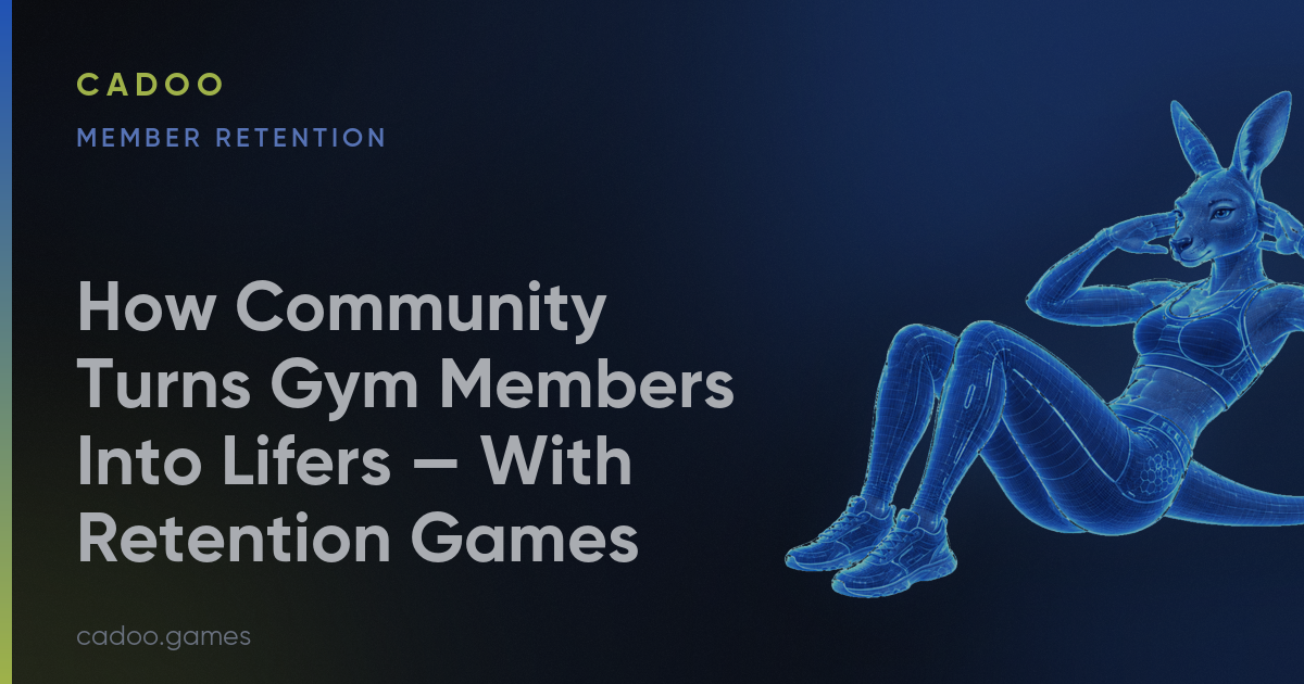 Cadoo for fitness brands — member retention games — Cadoo