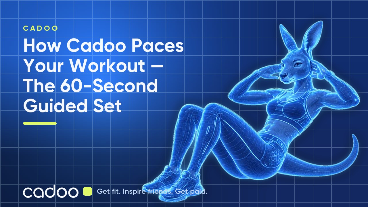 How Cadoo Paces Your Workout — The 60-Second Guided Set