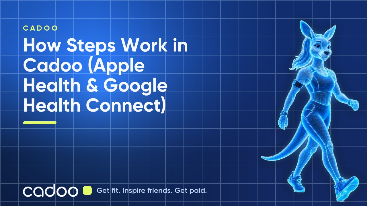 How Steps Work in Cadoo (Apple Health & Google Health Connect)