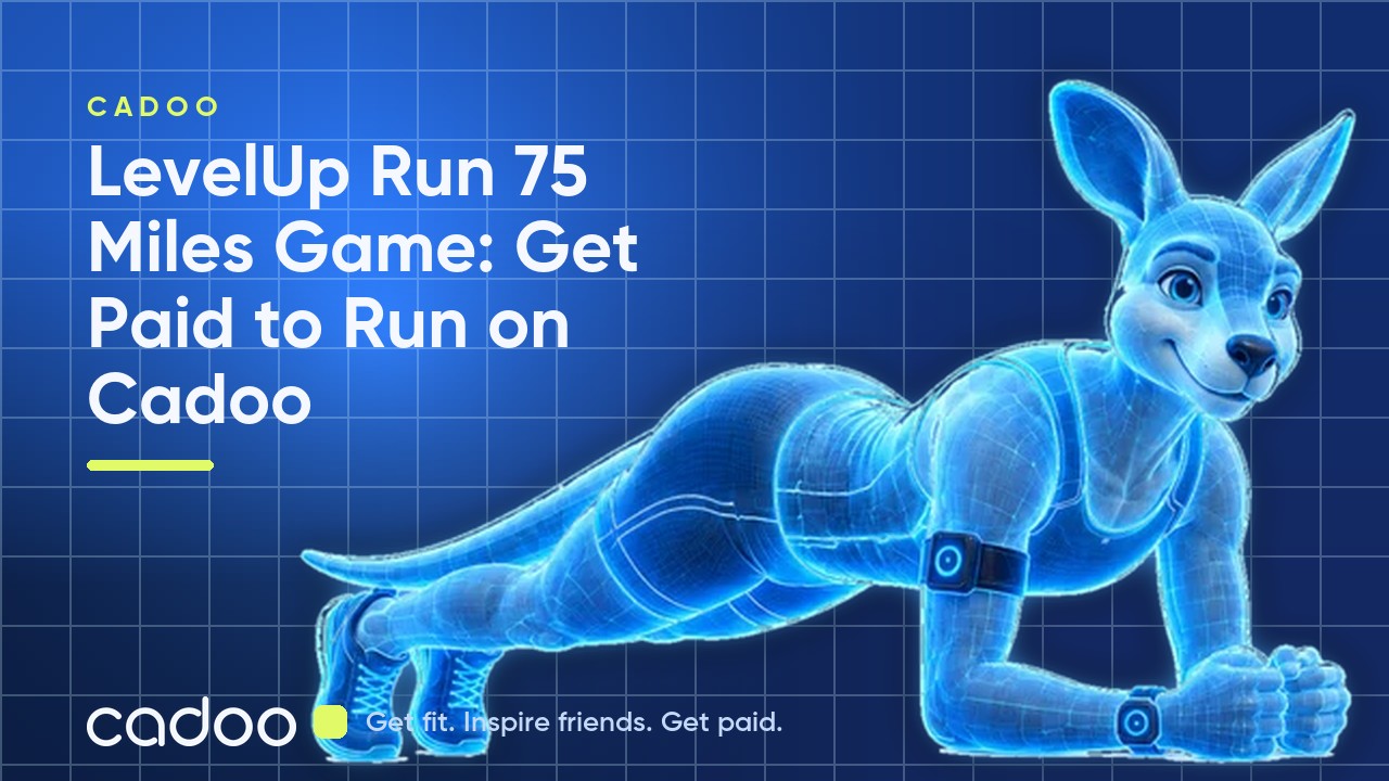 LevelUp Run 75 Miles Game: Get Paid to Run on Cadoo