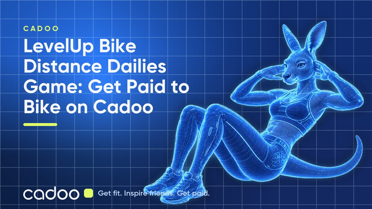 LevelUp Bike Distance Dailies Game: Get Paid to Bike on Cadoo