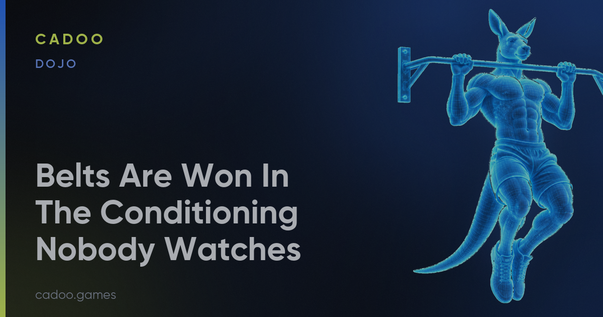 Belts Are Won In The Conditioning Nobody Watches