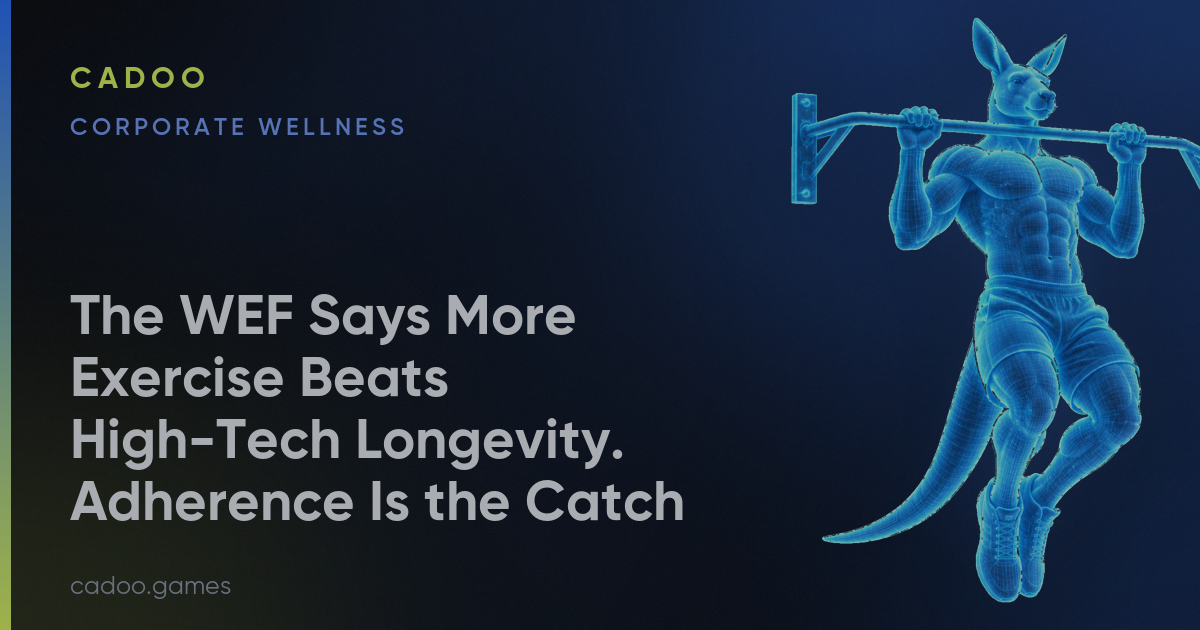 The WEF Says More Exercise Beats High-Tech Longevity. Adherence Is the Catch