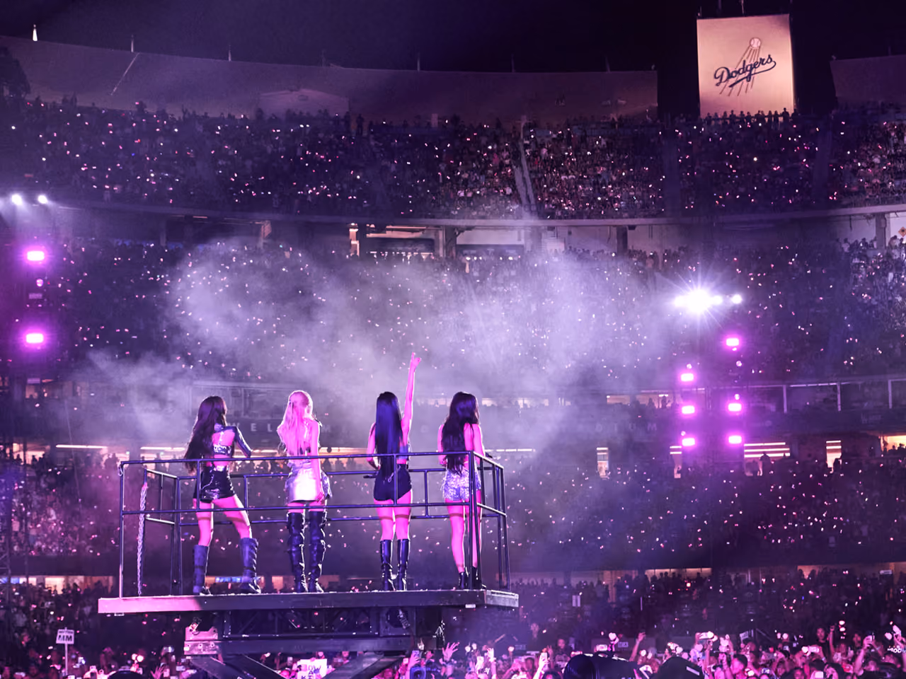 Blackpink at Dodger Stadium