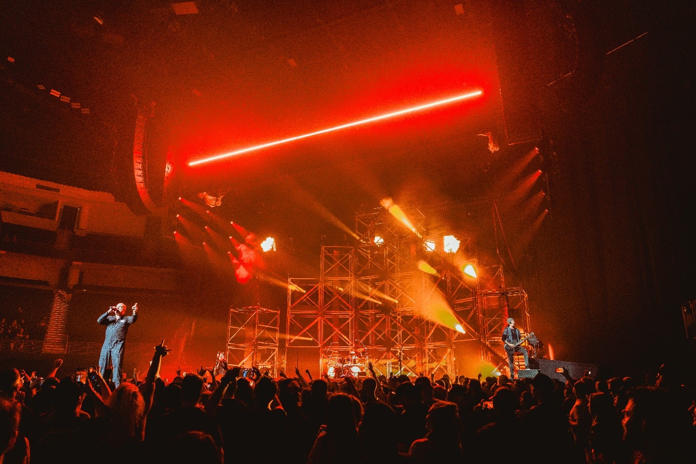 Disturbed performed in Duluth, GA at Gas South Arena on April 23rd, 2025. Photo Credit: Britt Bowman.