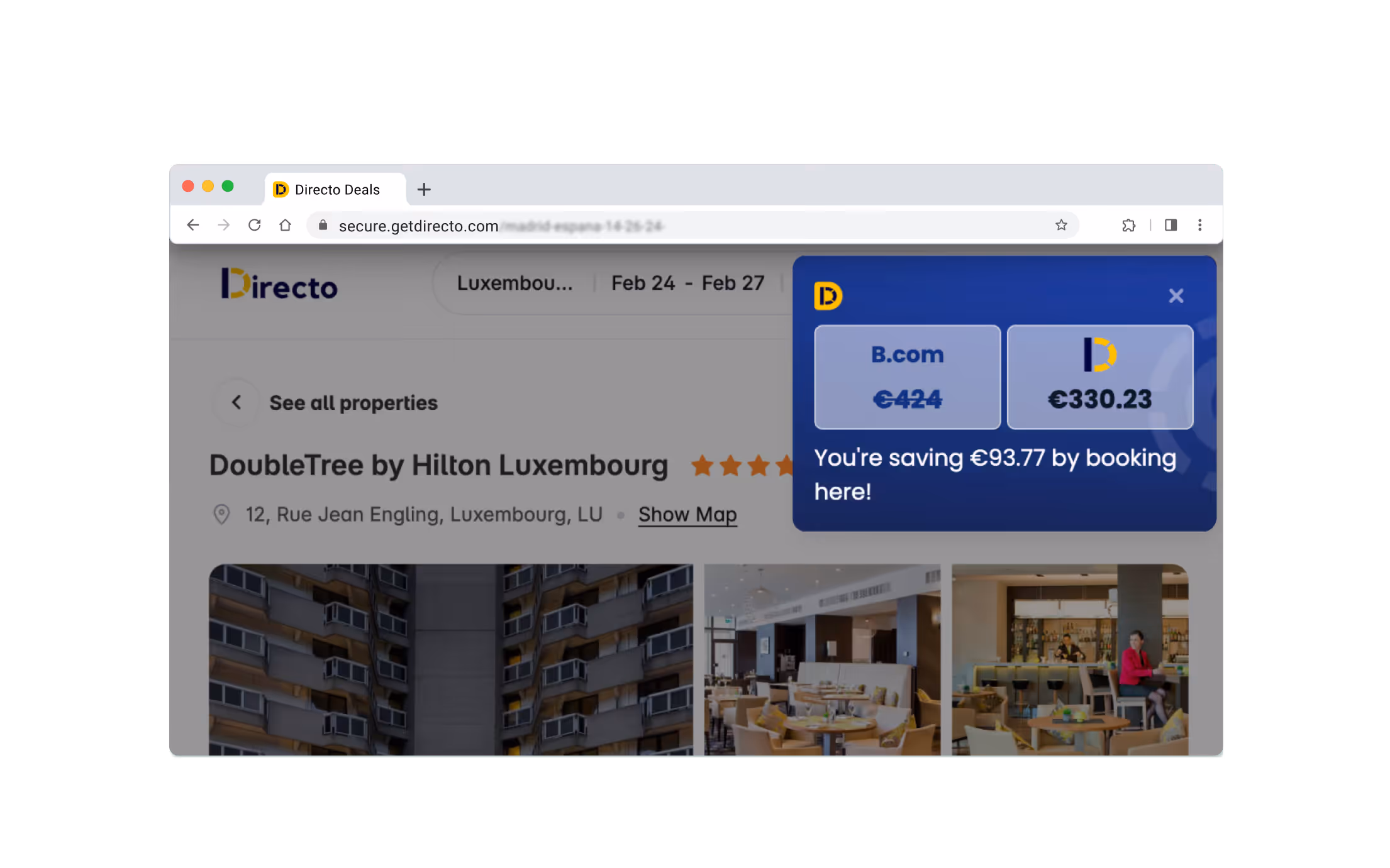 image showing how Directo deals work - exclusive offers