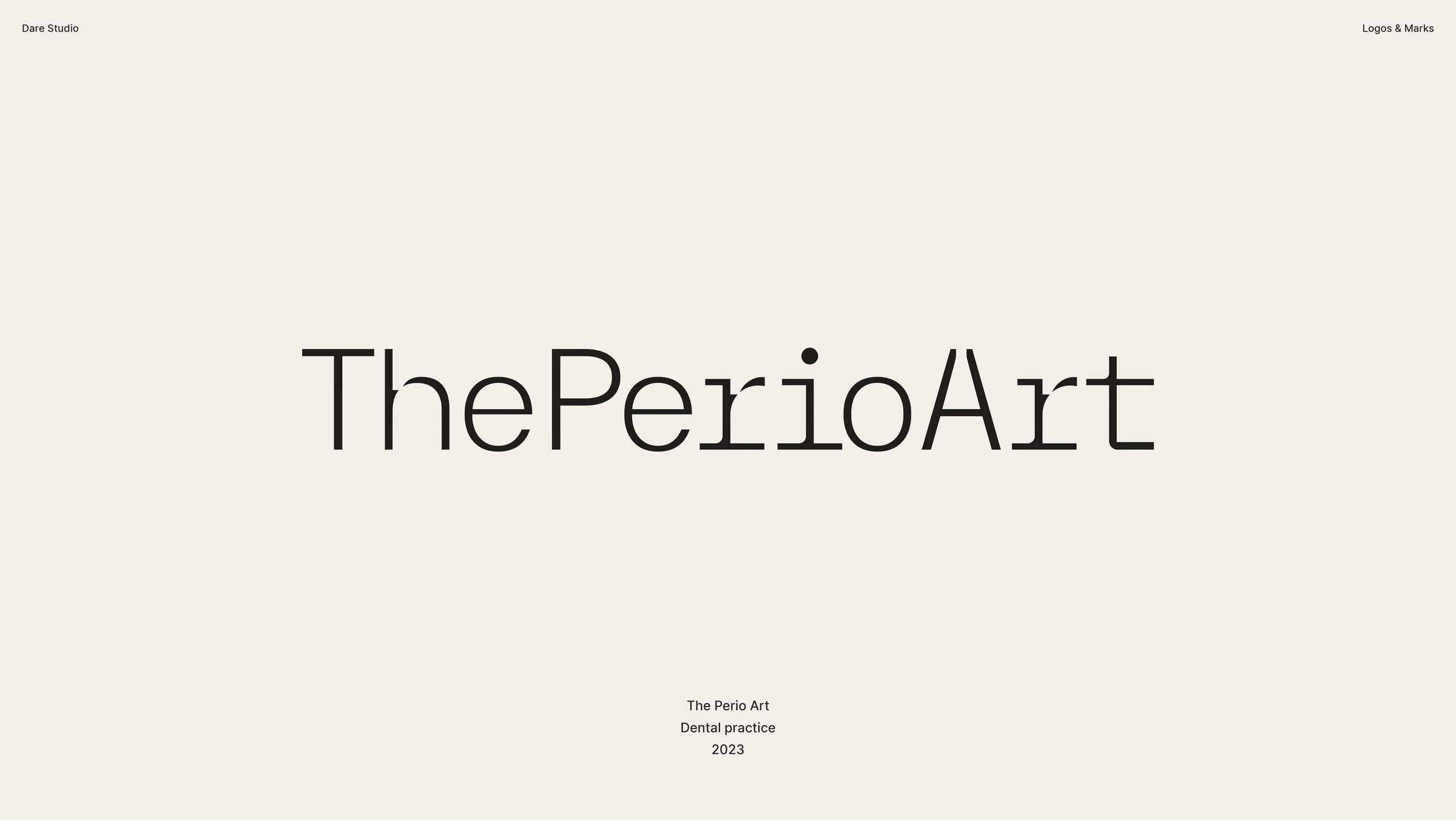 The Perio Art logó, fogászati rendelő