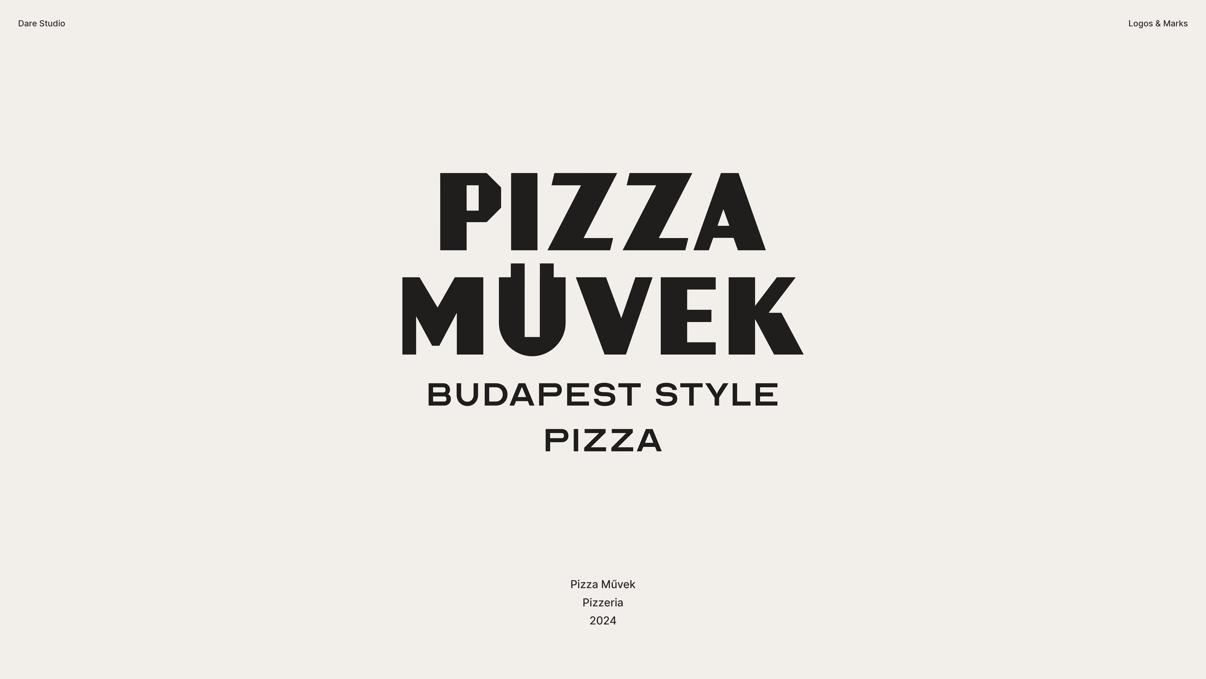 Pizza Művek logó, Budapest Style pizzázó