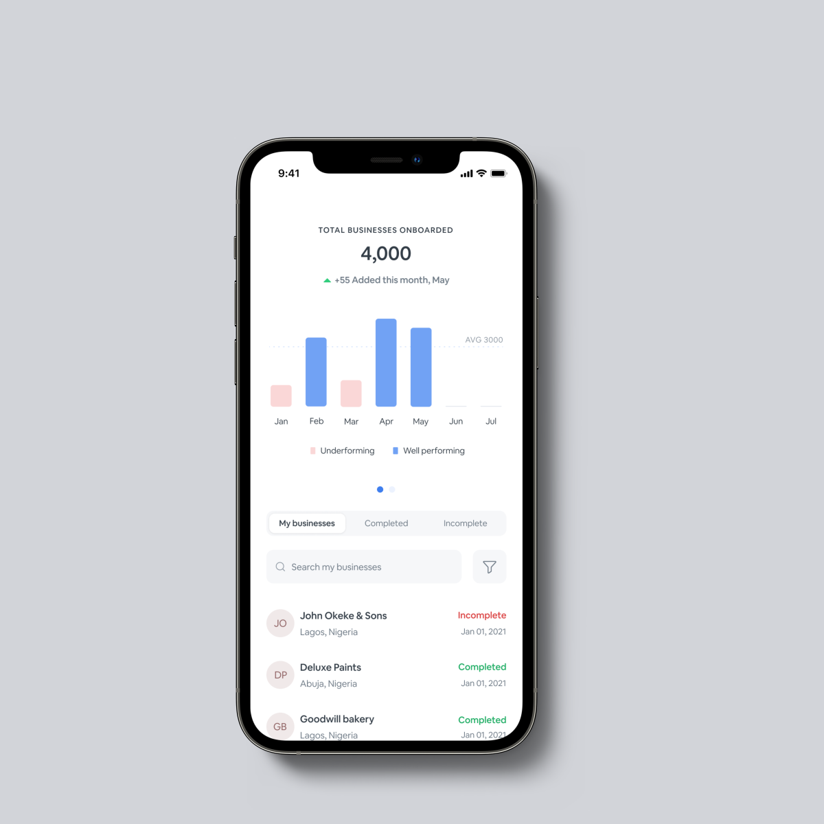 Sales Agent App