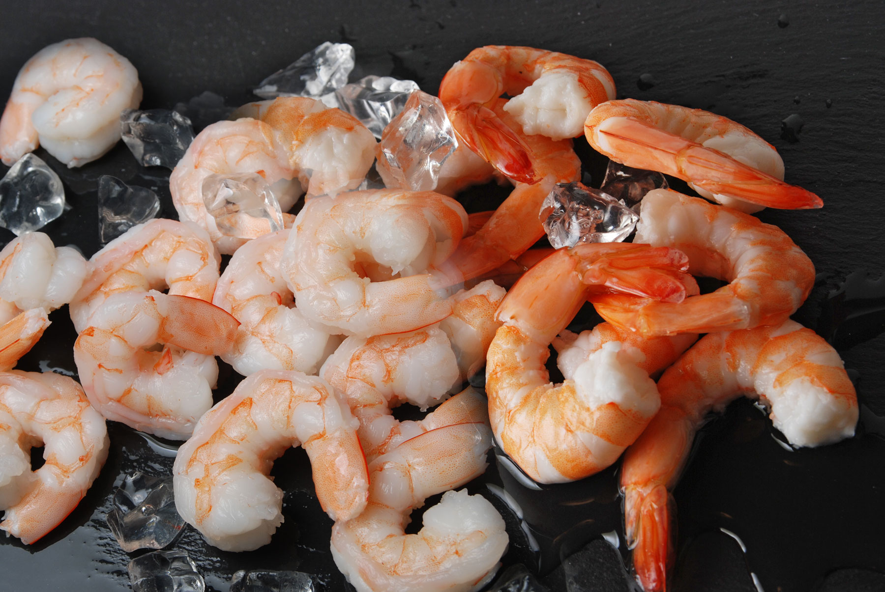 Icy Ocean premium cooked white shrimp, peeled and deveined