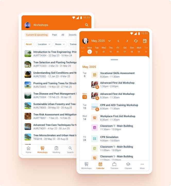aXcelerate view in-progress assessment attempts UI