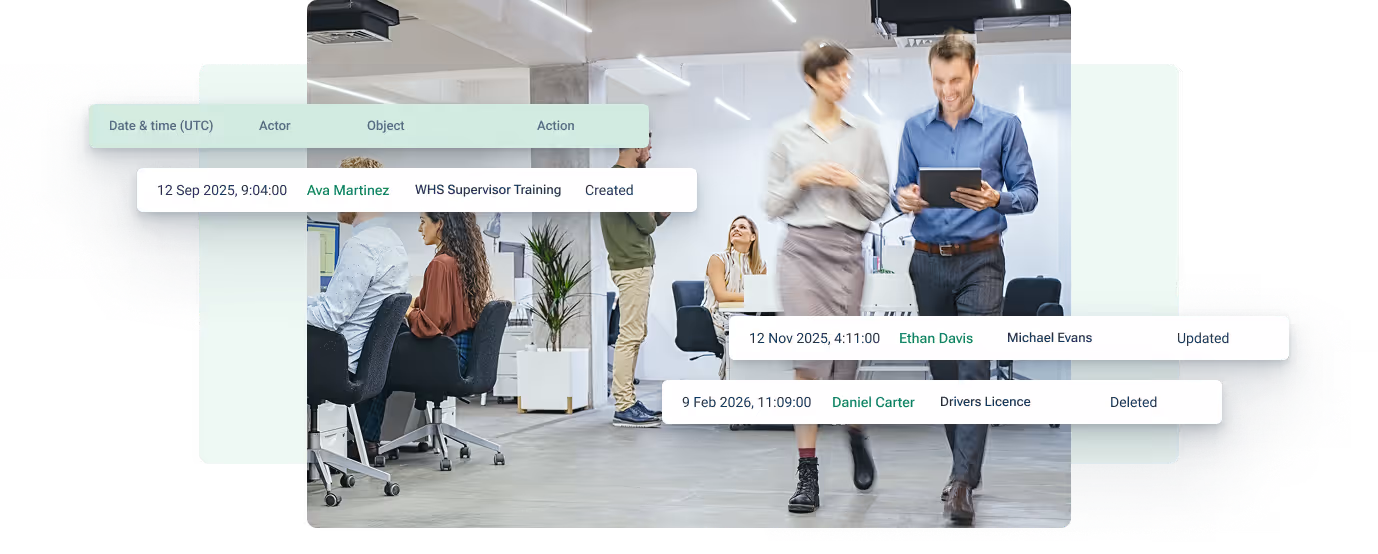 Learner accessing a learning plan in the aXcelerate LMS