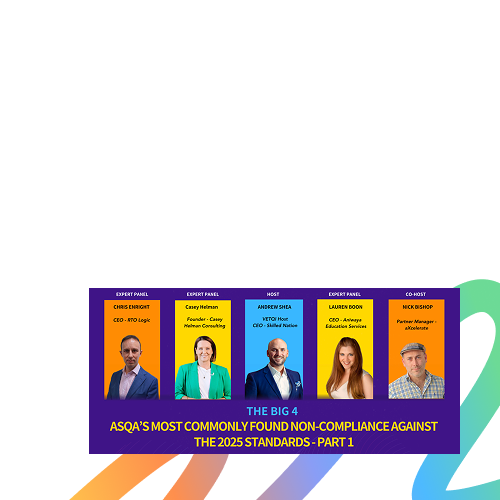 The Big 4: ASQA’s most commonly found Non-compliances against the 2025 Outcome Standards – Part 1