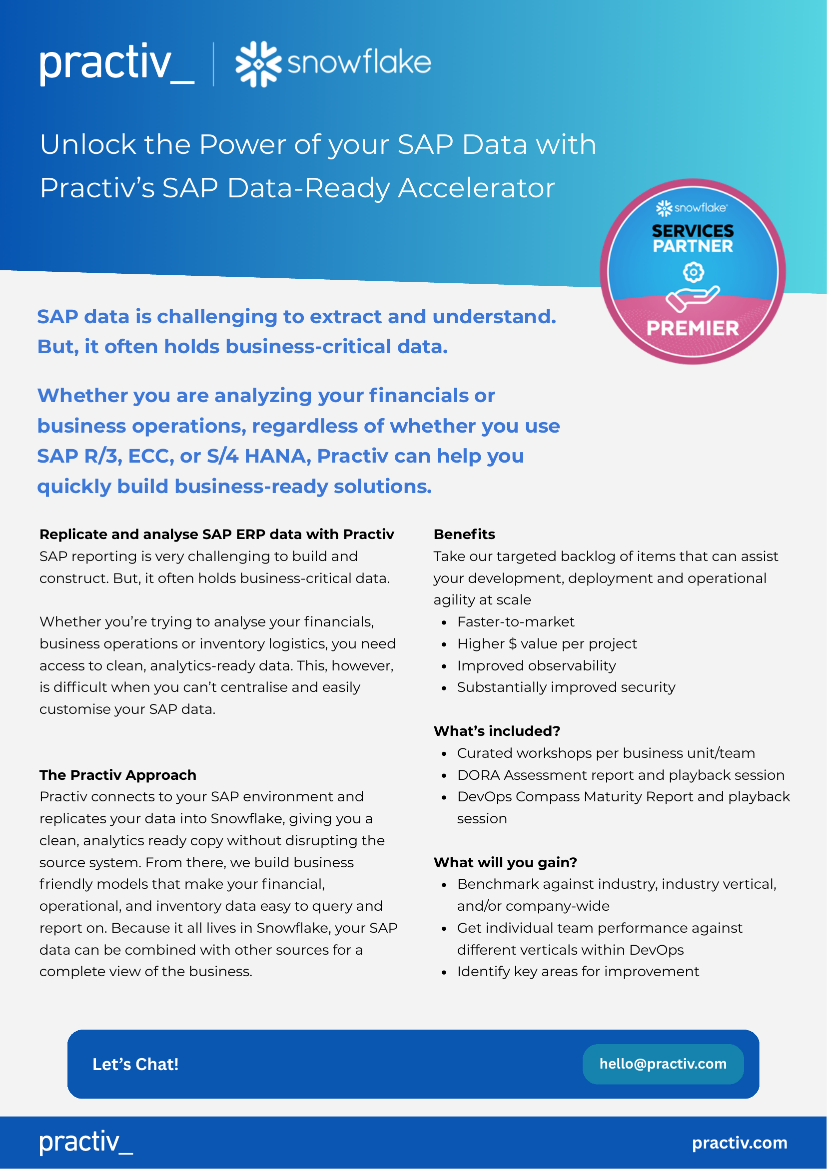 SAP Data-Ready Accelerator