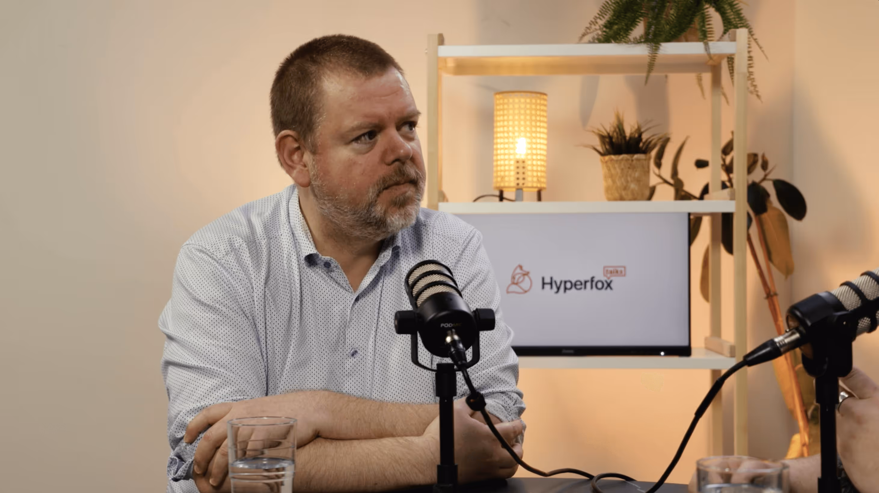 A picture of Wim Farasyn in our podcast studio.