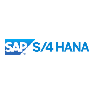 Het logo van SAP S/4HANA.