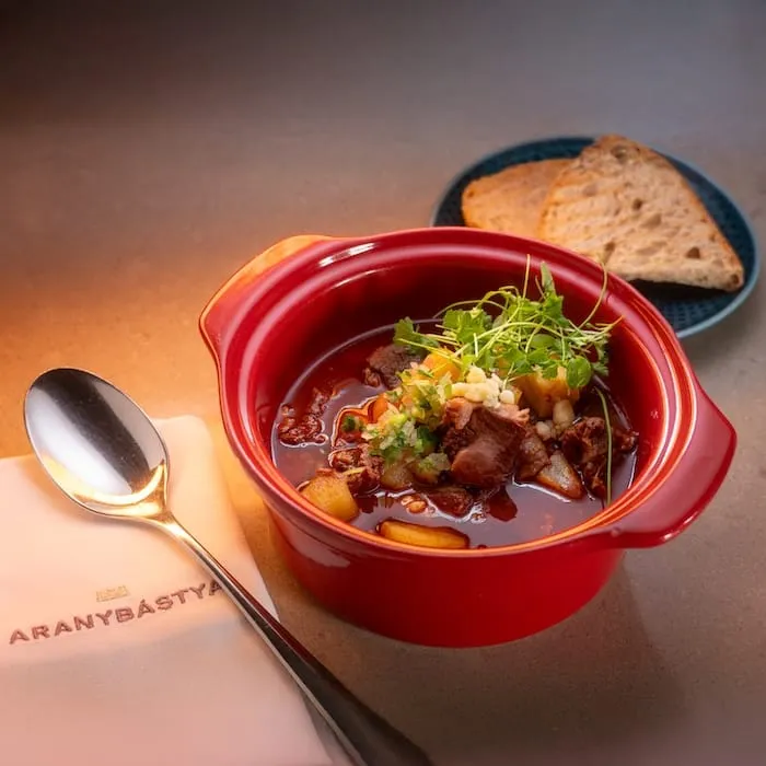Aranybástya Soups - Best Goulash in Budapest
