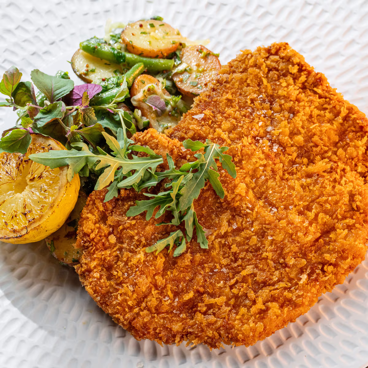 Viennese Veal – Aranybástya Menu, Buda Castle