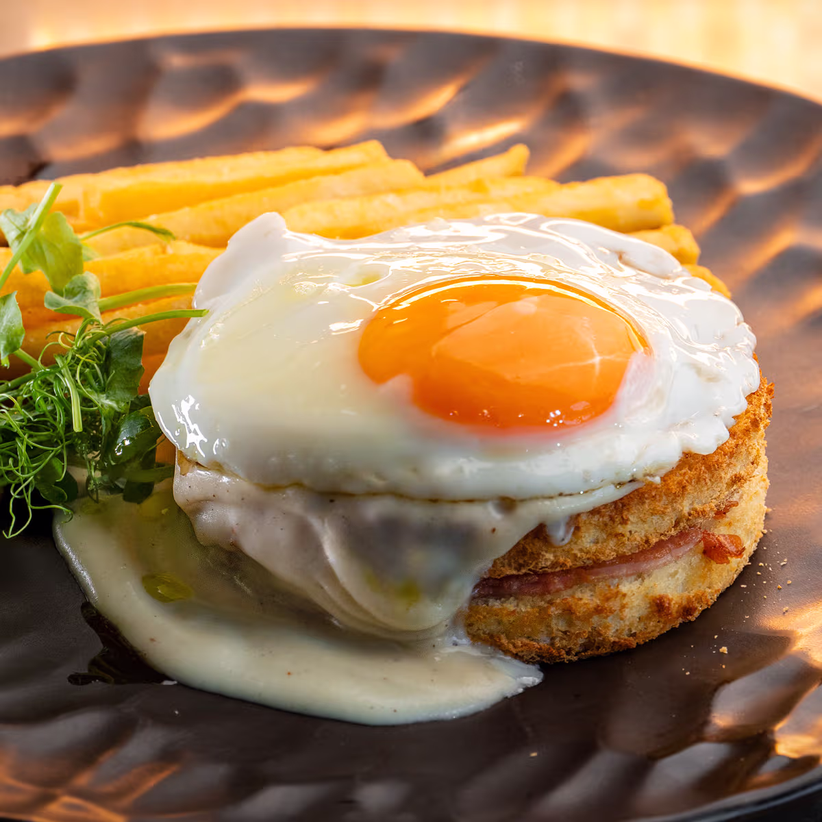 Croque Madame – Aranybástya Menu, Buda Castle