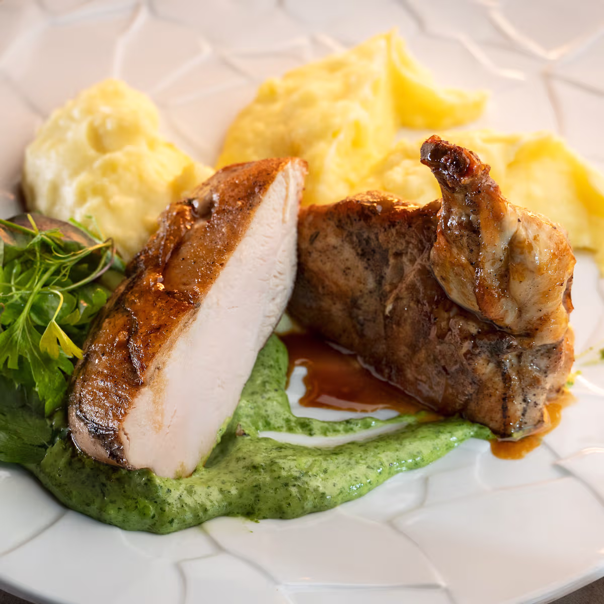 Grilled Chicken – Aranybástya Menu, Buda Castle