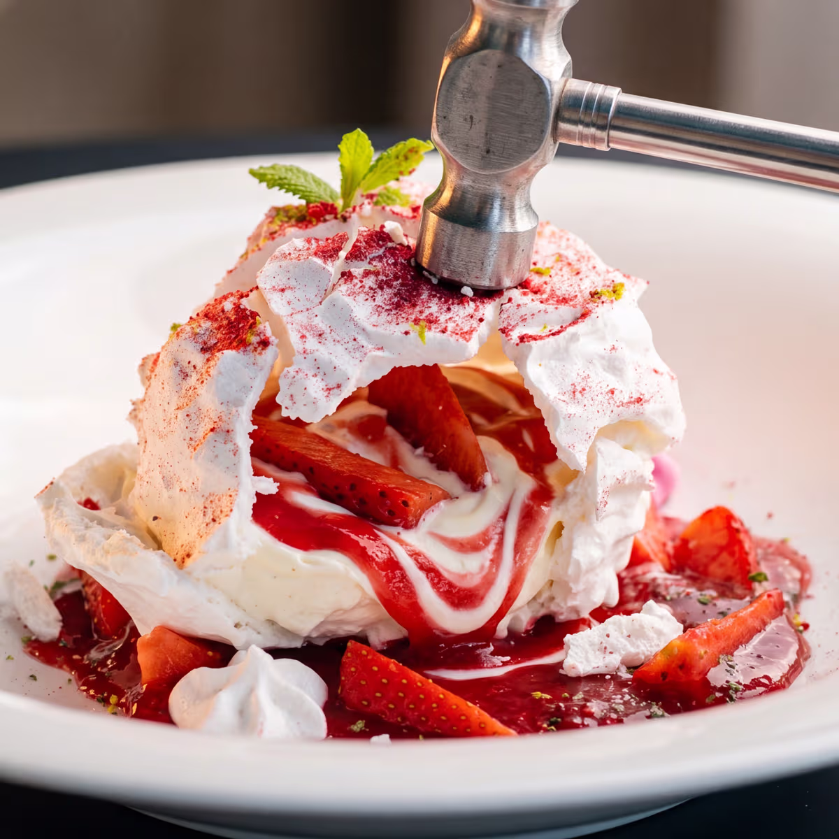 Eton Mess – Aranybástya Menu, Buda Castle