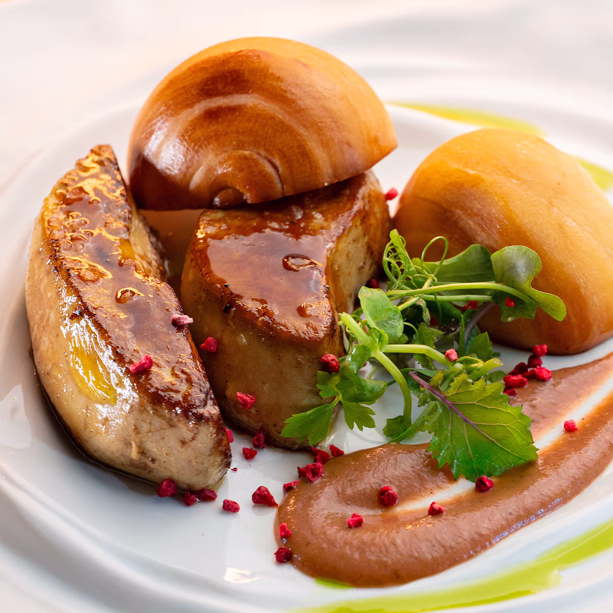 Sautéed Duck Liver – Aranybástya Menu, Buda Castle