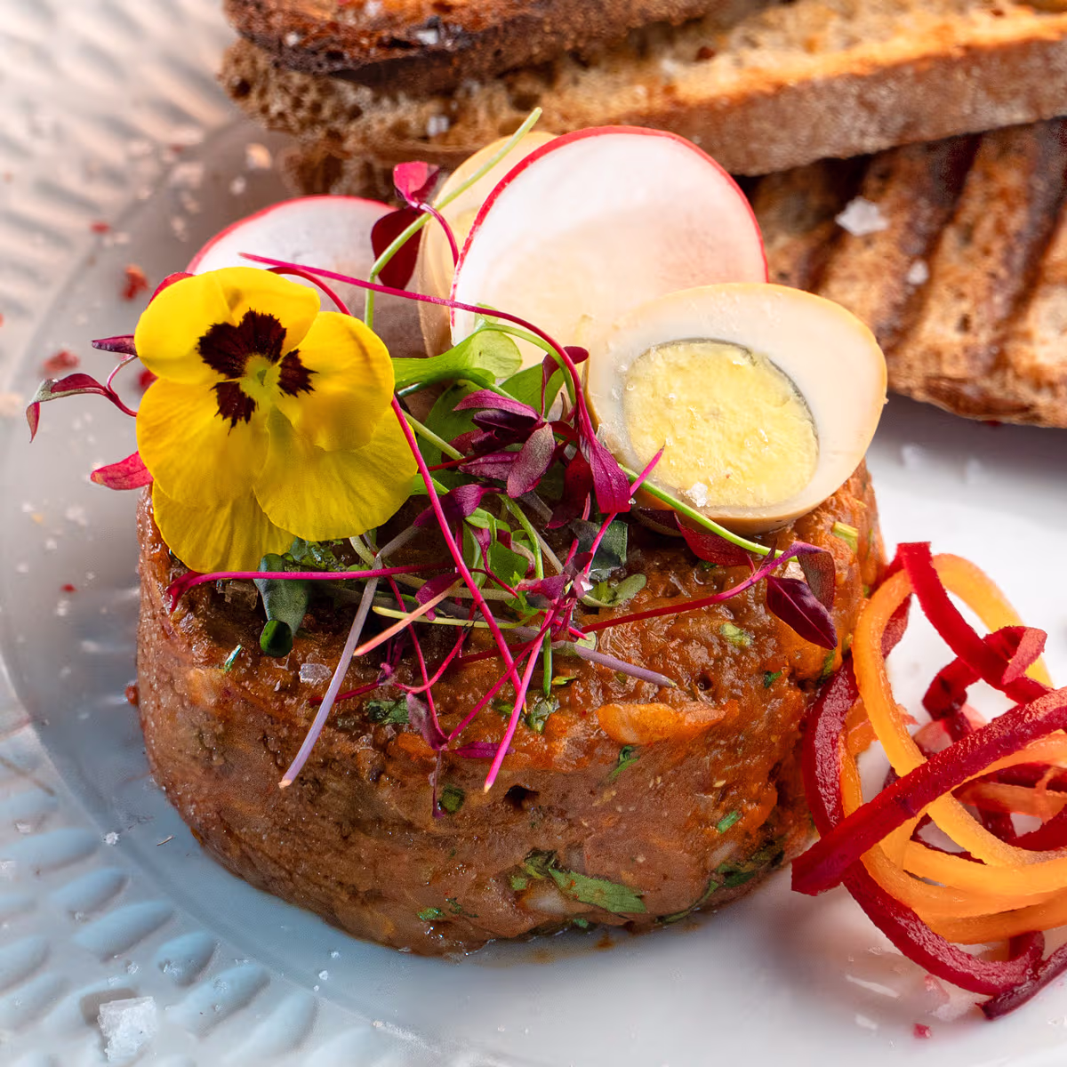 Premium U.S. Beef Tartare – Aranybástya Menu, Buda Castle