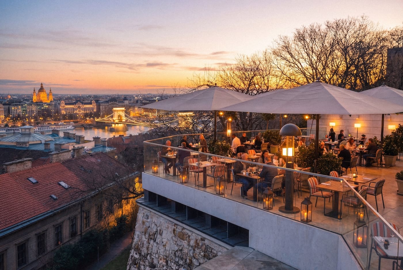 The Aranybástya 2026: Budapest’s best terrace with panoramic views in the Buda Castle District