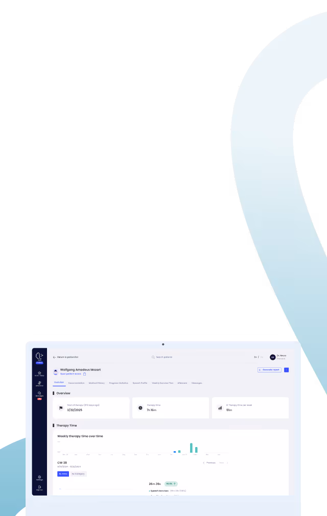 myReha und nyra insights for clinics