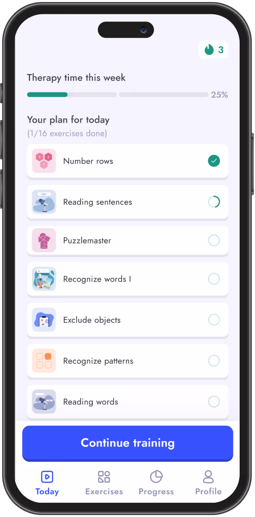 KI-gestützte Therapie für neurologische Erkrankungen mit myReha